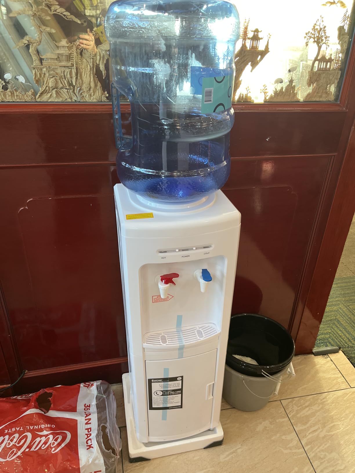 COSTWAY Water Cooler Dispenser for 3-5 Gallon Bottle customer photo 1