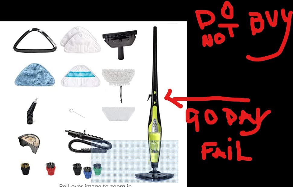 H2O X5 Steam Mop & Handheld Steam Cleaner | 5-in-1 Floor Steamer | Hardwood, Tile & Laminate Cleaner | Carpet Glider Included | Grout, Window & Garment Attachments customer photo 1