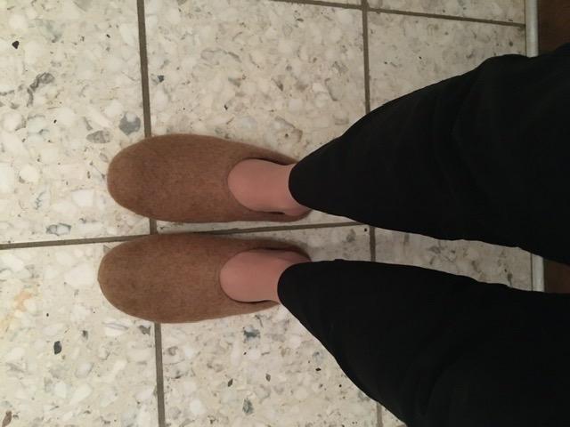 Nootkas Felted Merino Wool 'Astoria' Mule House Slipper for Men and Women customer photo 2