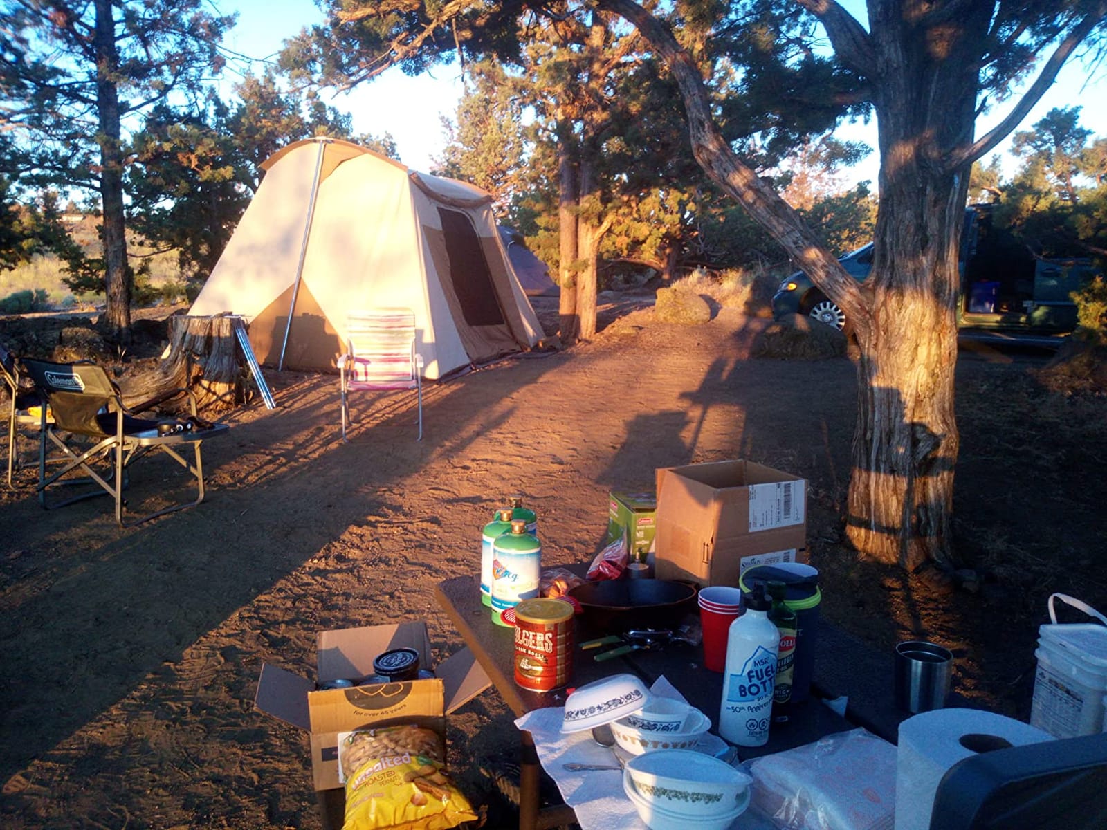 Teton Sports Canvas Tents, Tent for Family Camping in All Seasons, The Right Shelter for Your Base Camp, Waterproof customer photo 1