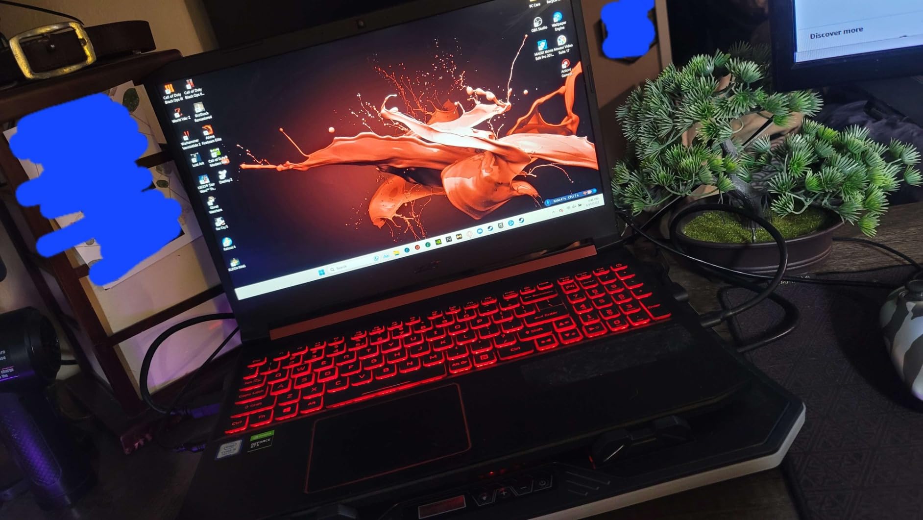 Acer Nitro 5 Gaming Laptop, 9th Gen Intel Core i5-9300H, NVIDIA GeForce GTX 1650, 15.6