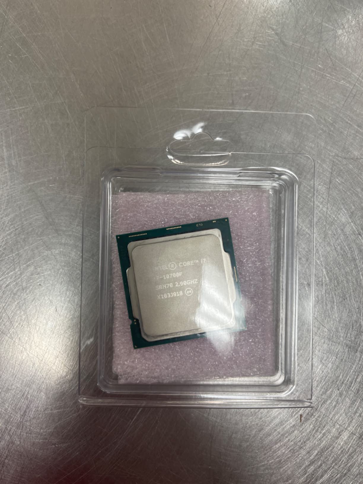 Intel® Core™ i7-10700F Desktop Processor 8 Cores up to 4.8 GHz Without Processor Graphics LGA1200 (Intel® 400 Series chipset) 65W customer photo 1