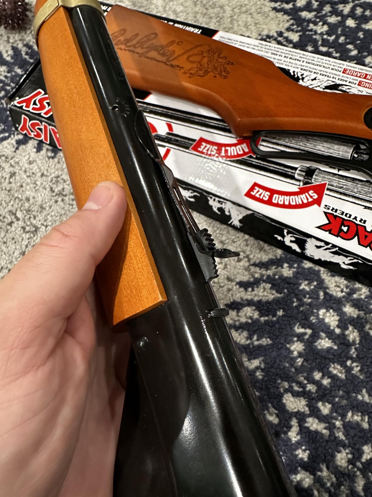 Daisy Red Ryder 1938 .177 BB Rifle- Wood Stock- Lever‑Action customer photo 1