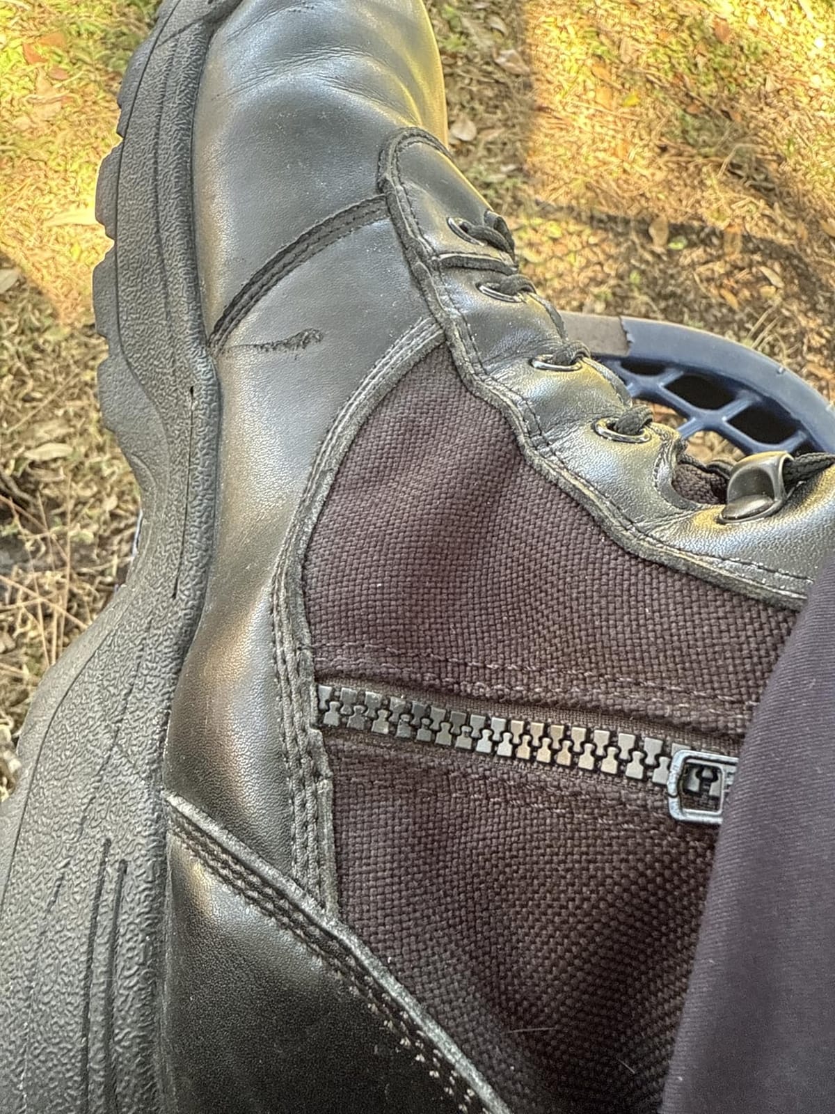 RIELD Men's Military Tactical Work Boots Side Zipper Jungle Army Combat Boots customer photo 1