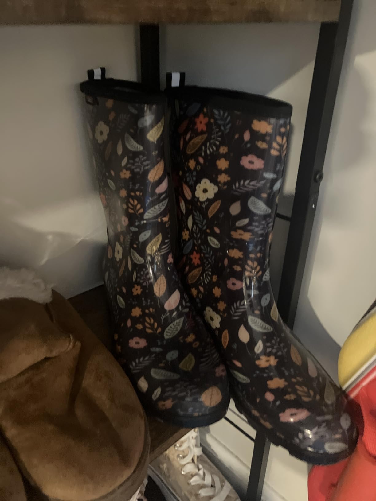 HISEA Women's Rain Boots Waterproof Mid Calf Garden Farm Rubber Boots customer photo 1