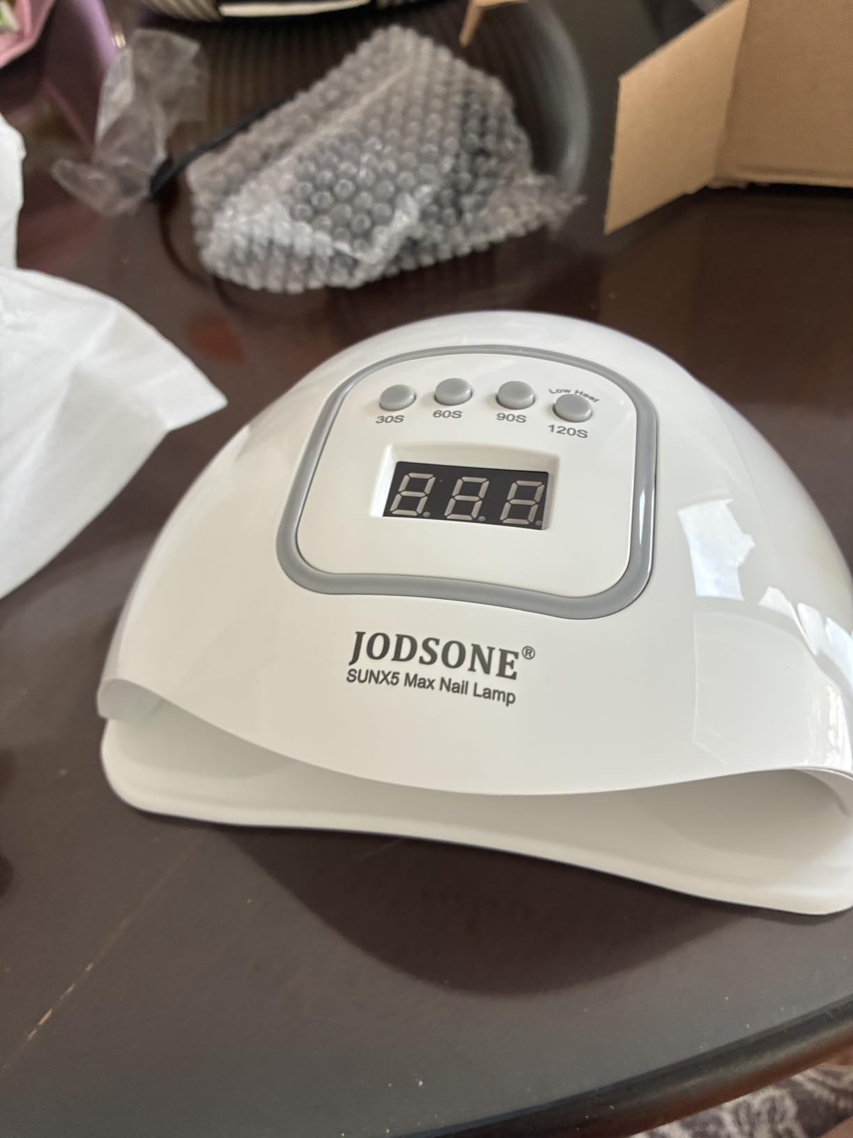 JODSONE U V LED Nail Lamp, Nail Dryer for Gel Polish, Led Light with Automatic Sensor & 4 Timers customer photo 1