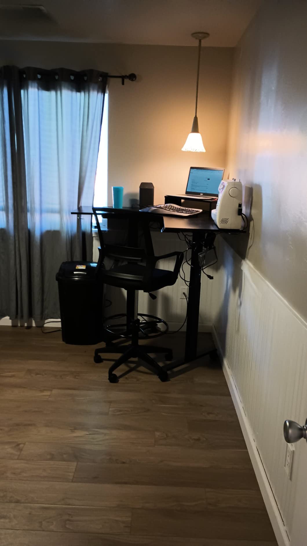 BestOffice | Tall Drafting Chair | Black | with Lumbar Support customer photo 1