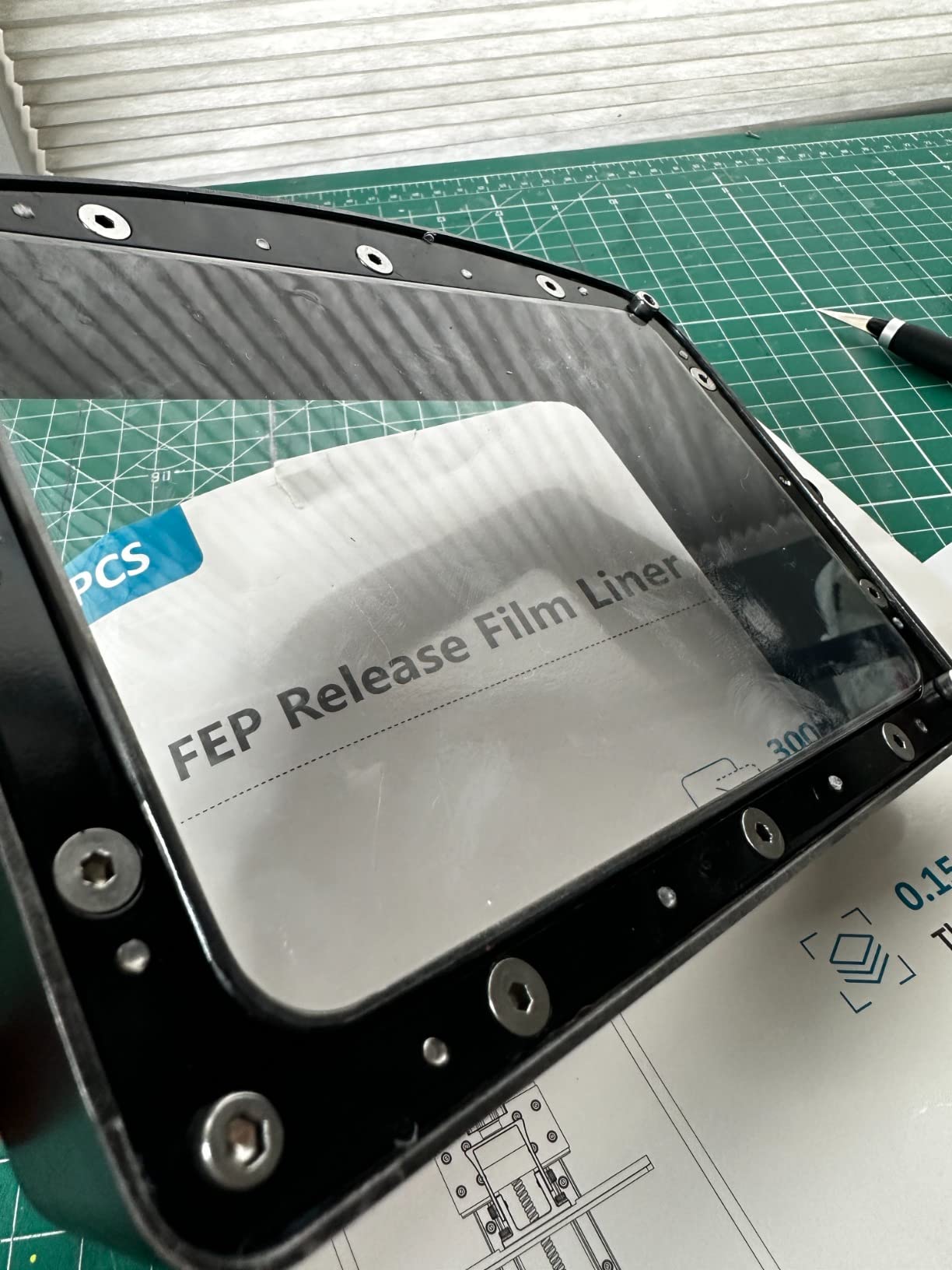 6PCS Creality FEP Film Release Films 200 x 140 x 0.15mm for ELEGOO Mars/Mars 2 Pro/Mars 3/ANYCUBIC Photon/Photon Mono 4K/Phrozen Sonic Mini 4K/Creality Halot-one/LD-002R/LD-002H LCD SLA DLP 3D Printer customer photo 1