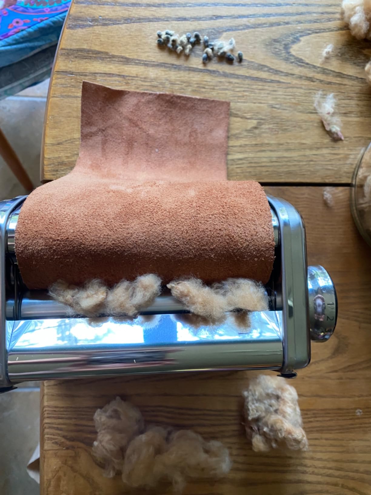 Manual Pasta Maker with Dryer - Multi-Pasta Stainless Steel Italian Flat Dough Machine with Adjustable Setting, Sharp Cutter, and Hand Crank - Fresh Homemade Noodles, Spaghetti, Lasagne | By VeoHome… customer photo 1