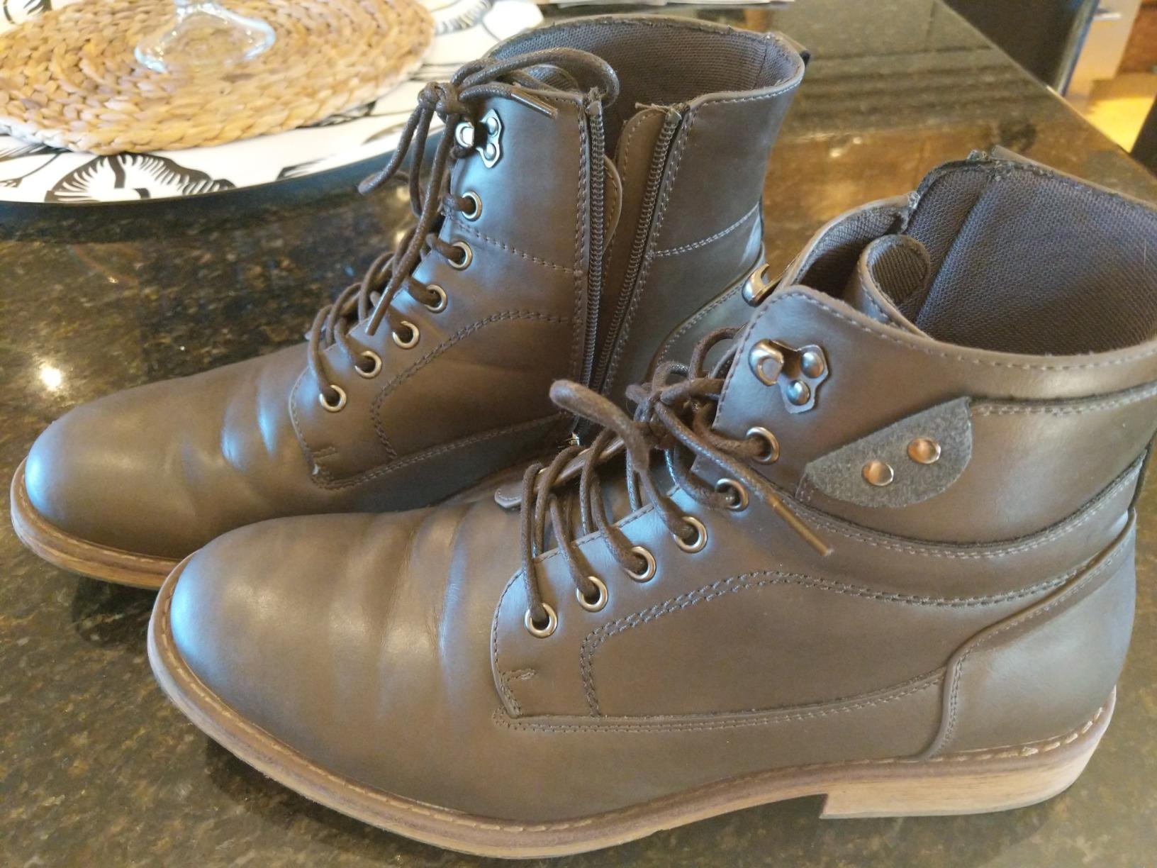 Vostey Men's Hiking Boots Waterproof Casual Chukka Boots for Men customer photo 2