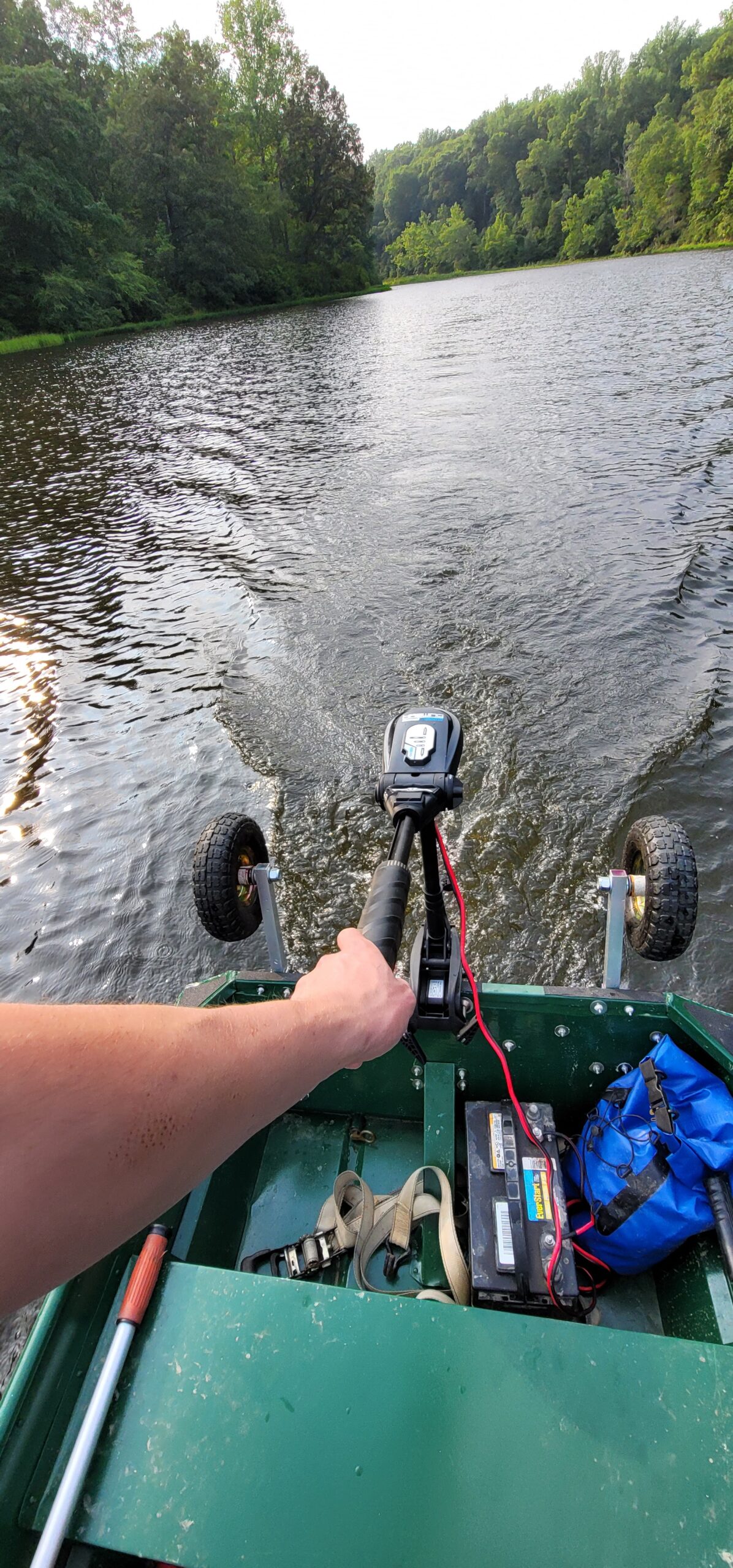 AQUOS Haswing 12V 65lbs 35.5in Brushless Transom Trolling Motor customer photo 1