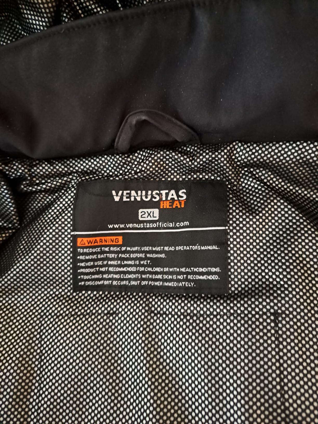 Venustas Men's Waterproof Heated Jacket with Battery & Detachable Hood customer photo 2
