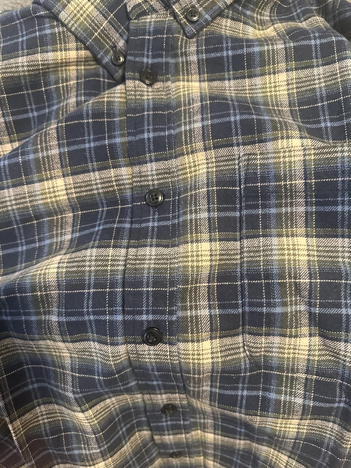 Dubinik® 6 oz Flannel Shirt for Men Cotton Casual Button Down Long Sleeve customer photo 1