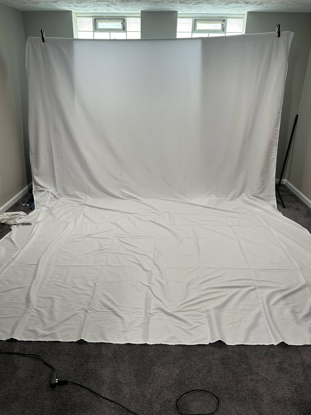 Hemmotop Photo Backdrop, White, 5x7ft, Photography Background Backdrops customer photo 1