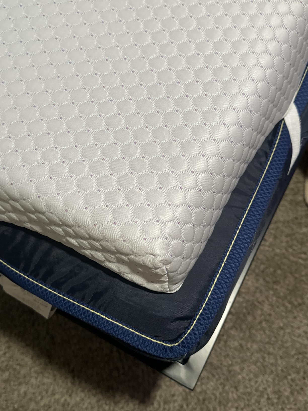 PERLECARE Twin XL 3 Inch Gel Memory Foam Mattress Topper for Dorm customer photo 1