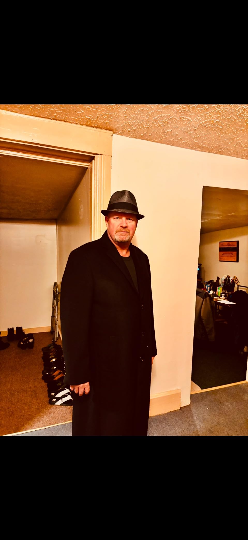 THE SUIT DEPOT Mens Single Breasted Wool Cashmere Full Length Overcoat customer photo 1