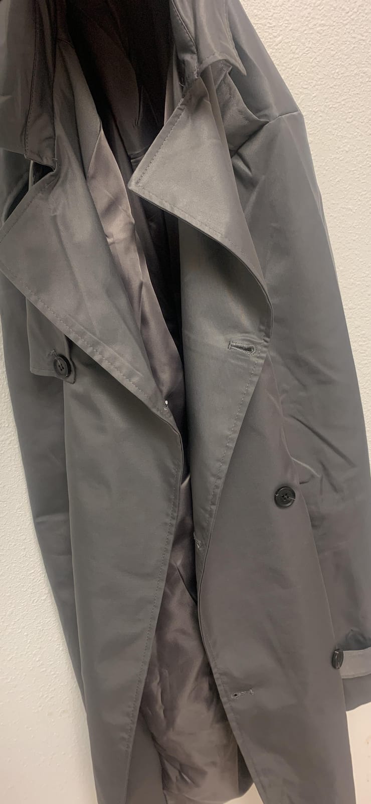 Gafeng Men's Trench Coat Belted Windbreaker Long Jacket Windproof Overcoat customer photo 2