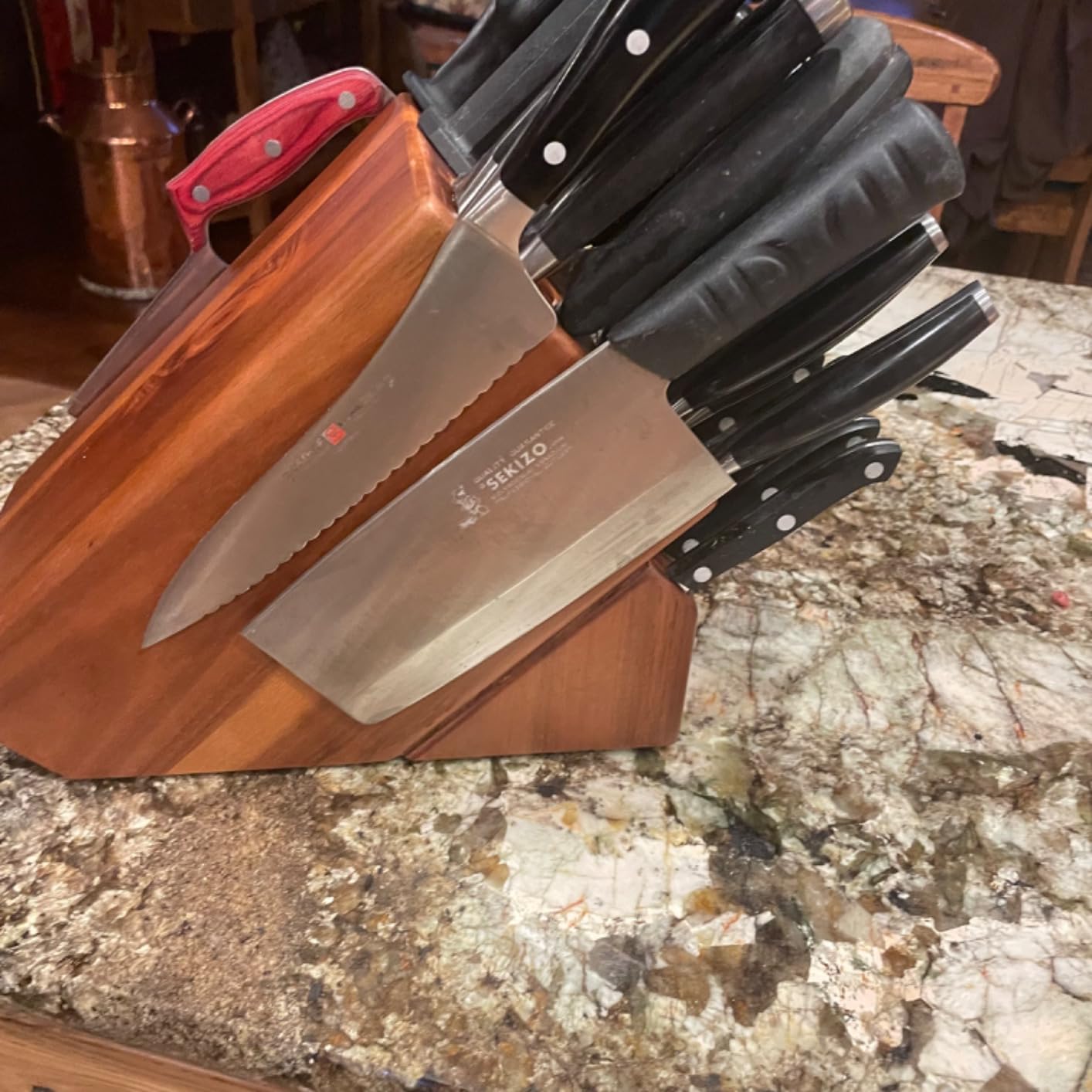 Cooks Standard Acacia Wood 25-Slot Universal Knife Block without Knives customer photo 2