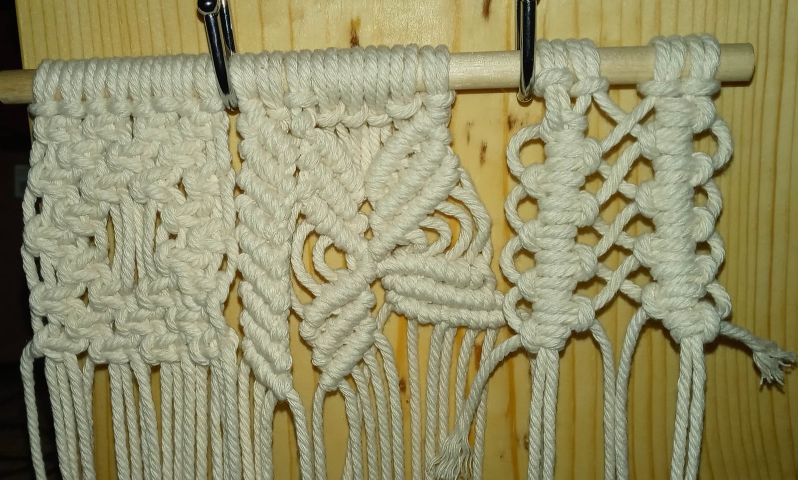 120pcs Macrame Kits for Beginners 3mm x 109yards Natural Cotton Macrame Cord with Wooden Beads & Rings,Wooden Sticks,Metal Rings Macrame Supplies Best for Macrame Plant Hanger customer photo 2