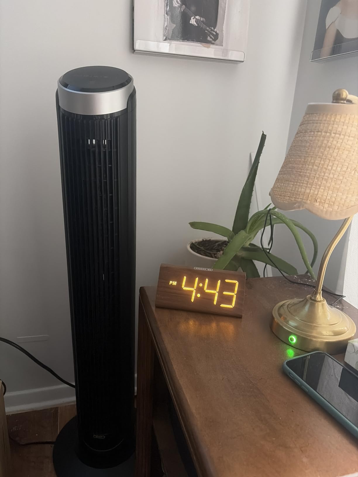 DREO Tower Fan for Bedroom, 90° Oscillating Fans that Blow Cold Air customer photo 2