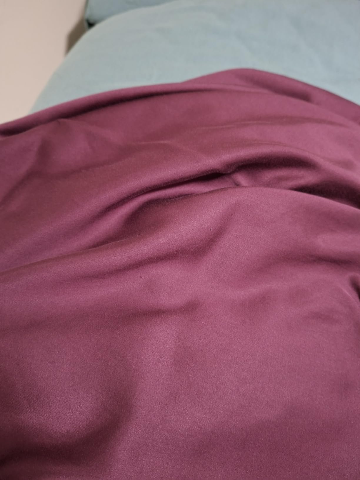 YnM Cooling Bed Sheet Set with 100 Percent Rayon Derived from Bamboo, 400TC Fabric with 2 Pillowcases and Flat Sheet, Deep Pocket Fit 19'', Silky-Soft & Sweat Wicking, 4 Piece (Queen, Rose Purple) customer photo 2