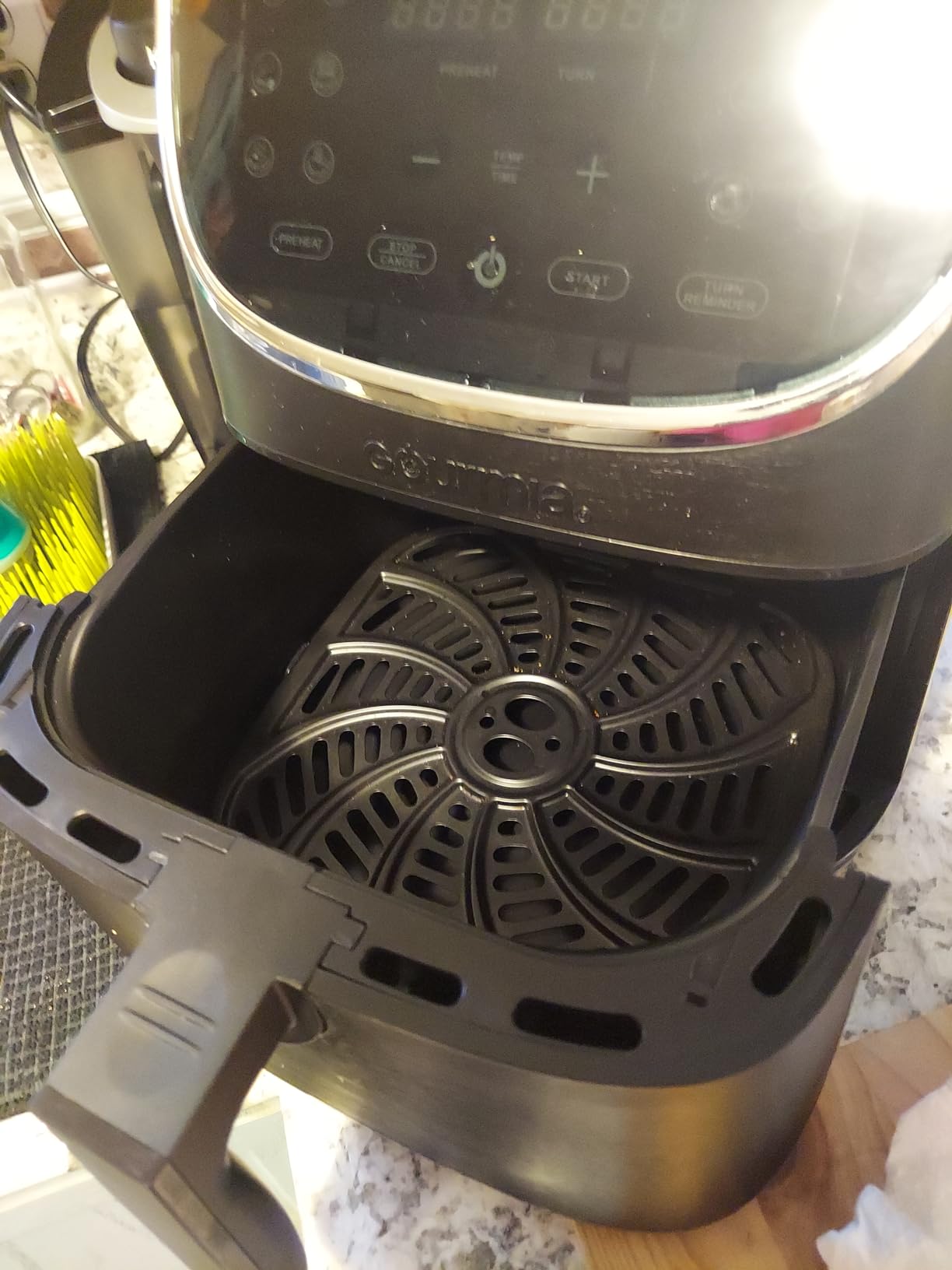 Gourmia Air Fryer - 7 Qt Basket Capacity, 12 Cooking Presets, Black customer photo 1