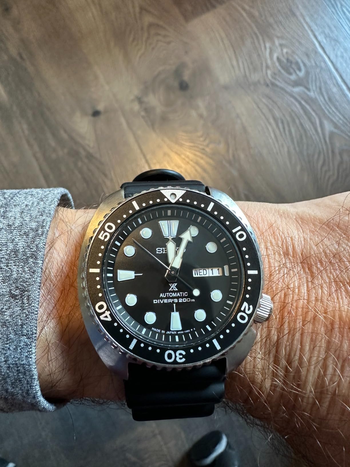 SEIKO Automatic Watch for Men - Prospex Automatic Diver - Patterned Dial customer photo 2