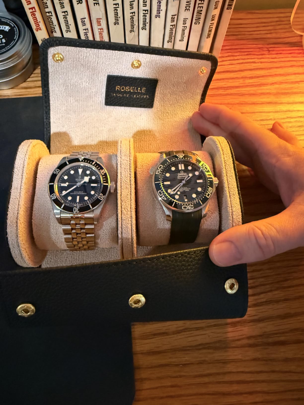 Watch Roll Travel Case for Men and Women- 3 Watch Storage and Organizer customer photo 1