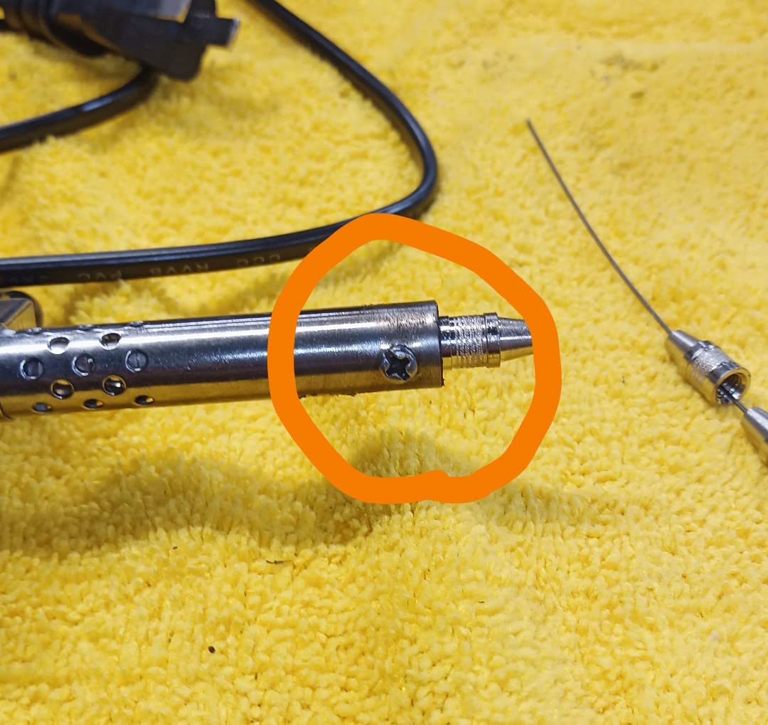 Solder Sucker, Automatic Desoldering Pump Vacuum, Portable Electric Solder Tin Sucker, Vacuum Soldering Remove Pump Desoldering Machine, AC110V 30W with 3 Soldering Suction Tips customer photo 1