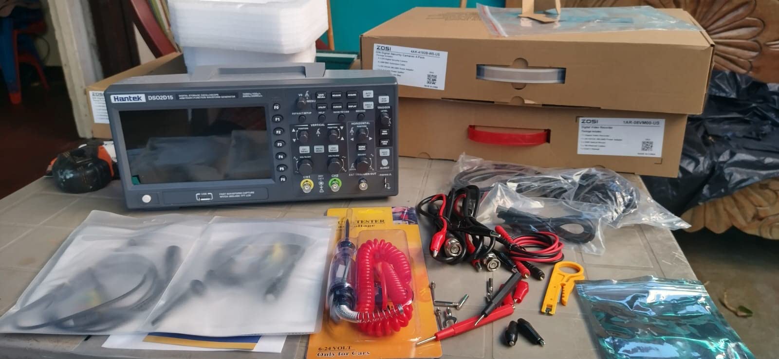 Hantek DSO2D15 Digital Storage Lab Oscilloscopes150MHz Bandwidth 2CH customer photo 1
