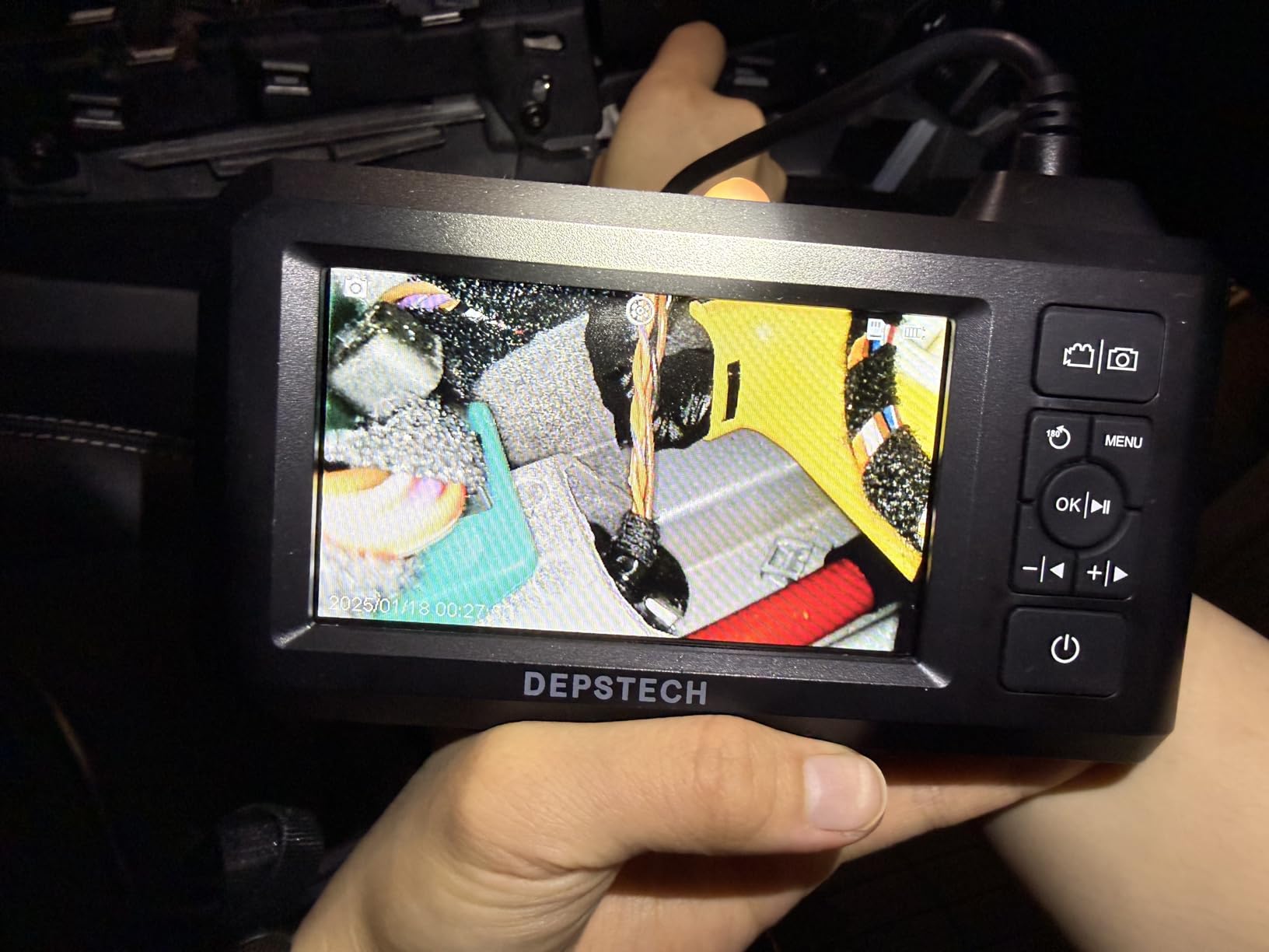 DEPSTECH Endoscope Camera with Light, Dual Lens Inspection Borescope 16.5FT customer photo 2