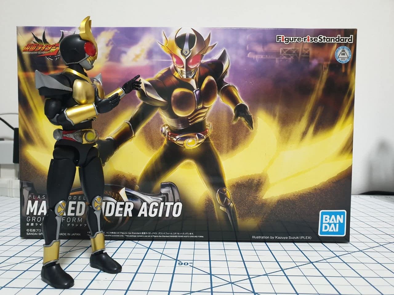 Bandai Hobby - Kamen Rider - Masked Rider Agito Ground Form, Bandai Spirits Figure-Rise Standard Model Kit customer photo 2