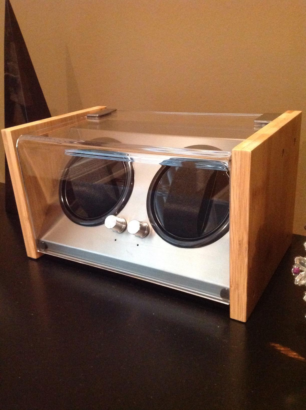 Watch Winder Smith Bamboo Single/Dual Watch Winder for Automatic Watches customer photo 1