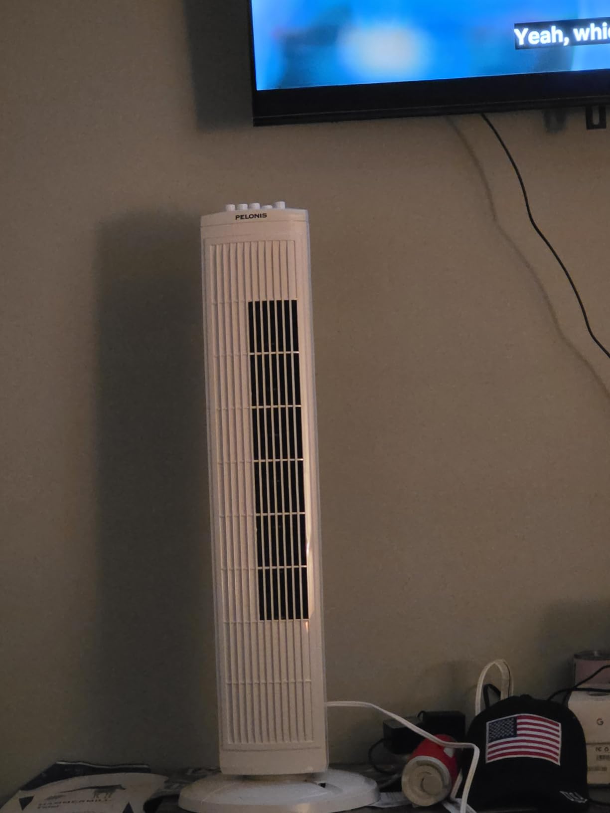 PELONIS 30-Inch 3-Speed Oscillating Tower Fan for Bedroom, Quiet 30dB customer photo 2