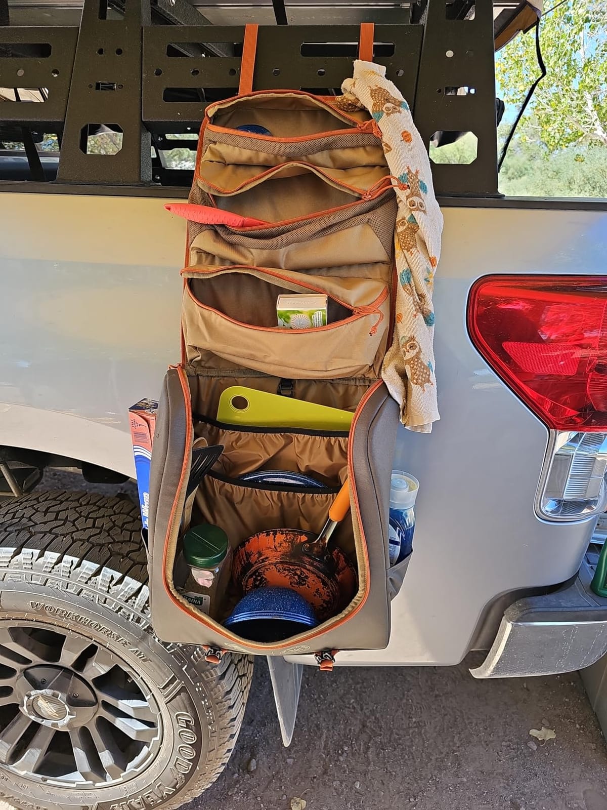Kelty Camp Galley Deluxe – Camp Kitchen Organization Kit, Deep Pockets, Paper Towel Holder, Zippered Compartments for Outdoor Cooking Essentials customer photo 1