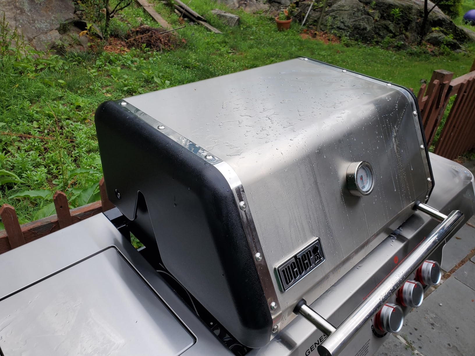 Weber® Premium Outdoor Grill Cover for Select Genesis® Gas Grills, Black customer photo 2
