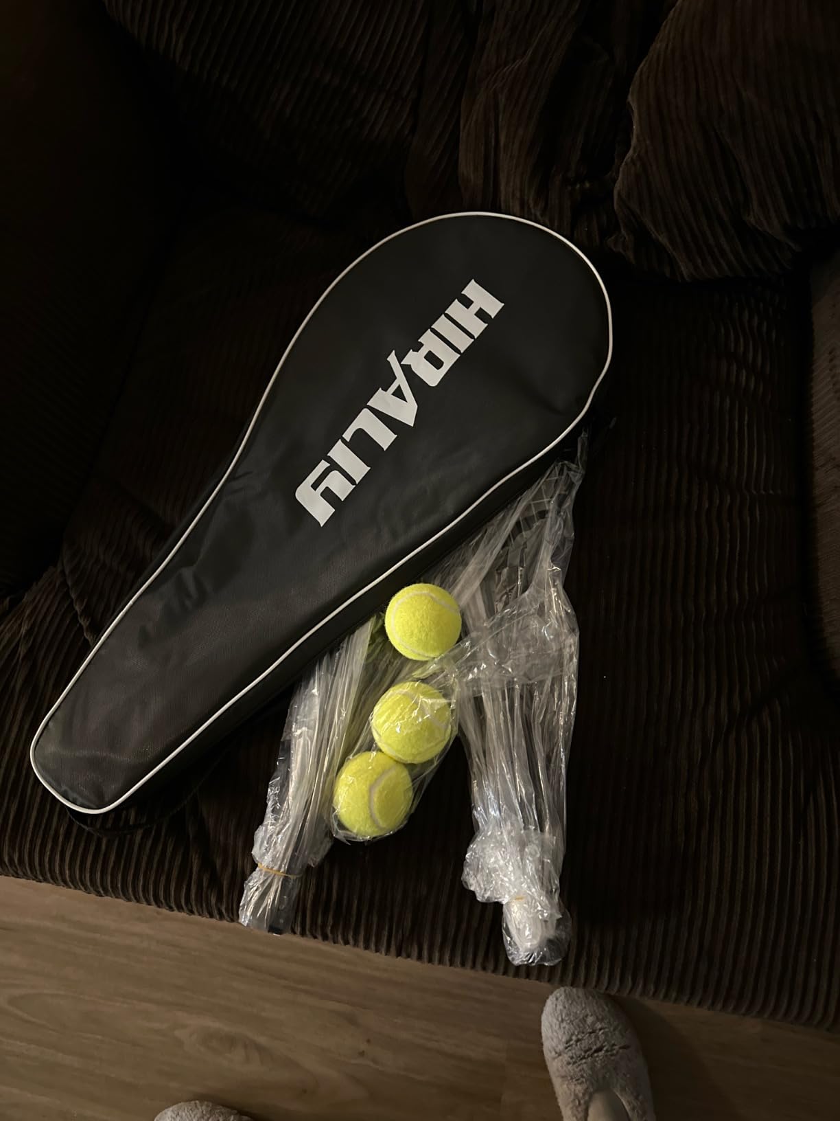 HIRALIY 27-Inch Tennis Racket for Adults with Ball and Carry Bag customer photo 2