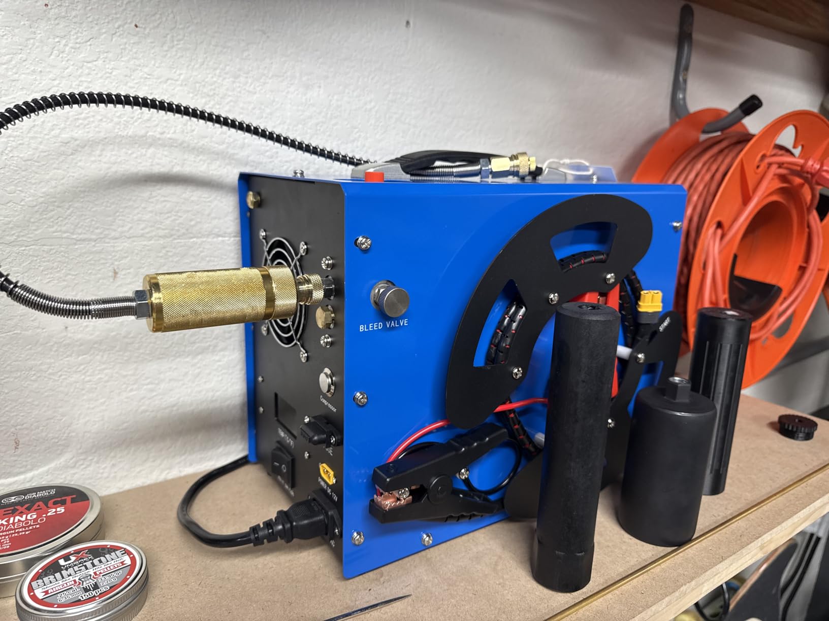 TOAUTO A3 PCP Air Compressor, Unique Vertical+Wire Spool Portable Design, Auto-Stop, Oil/Water-Free, 4500Psi/30Mpa, 8MM Quick-Connector for Paintball/PCP Air Rifle/Tank, 110V AC or 12V Car Battery customer photo 2