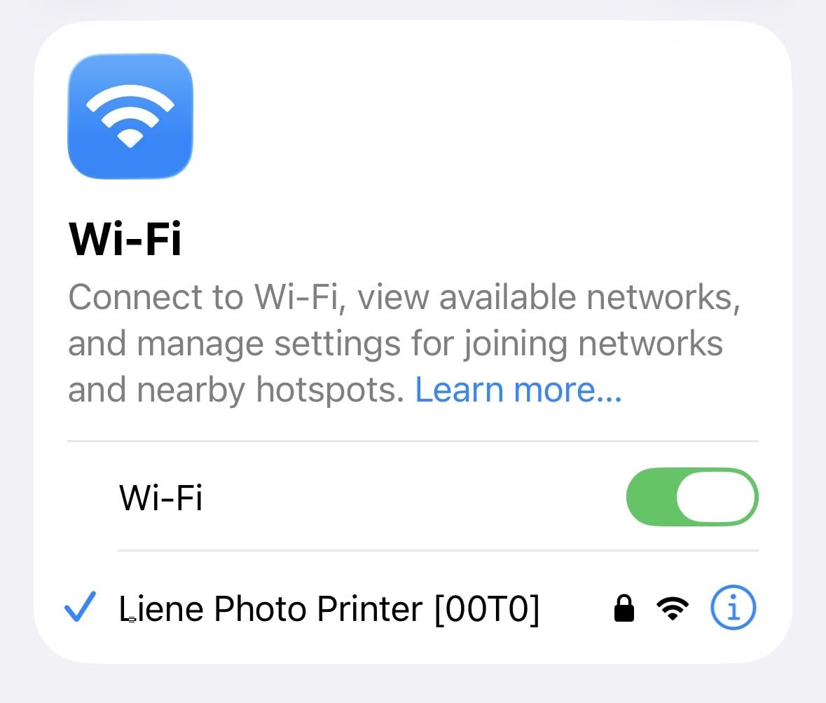 Liene M100 4x6'' Photo Printer, Wi-Fi Picture Printer, 20 Sheets, Full-Color Photo, Instant Phone Printer for iPhone, Android, Smartphone, Thermal Dye Sublimation, Portable Photo Printer for Home Use customer photo 1
