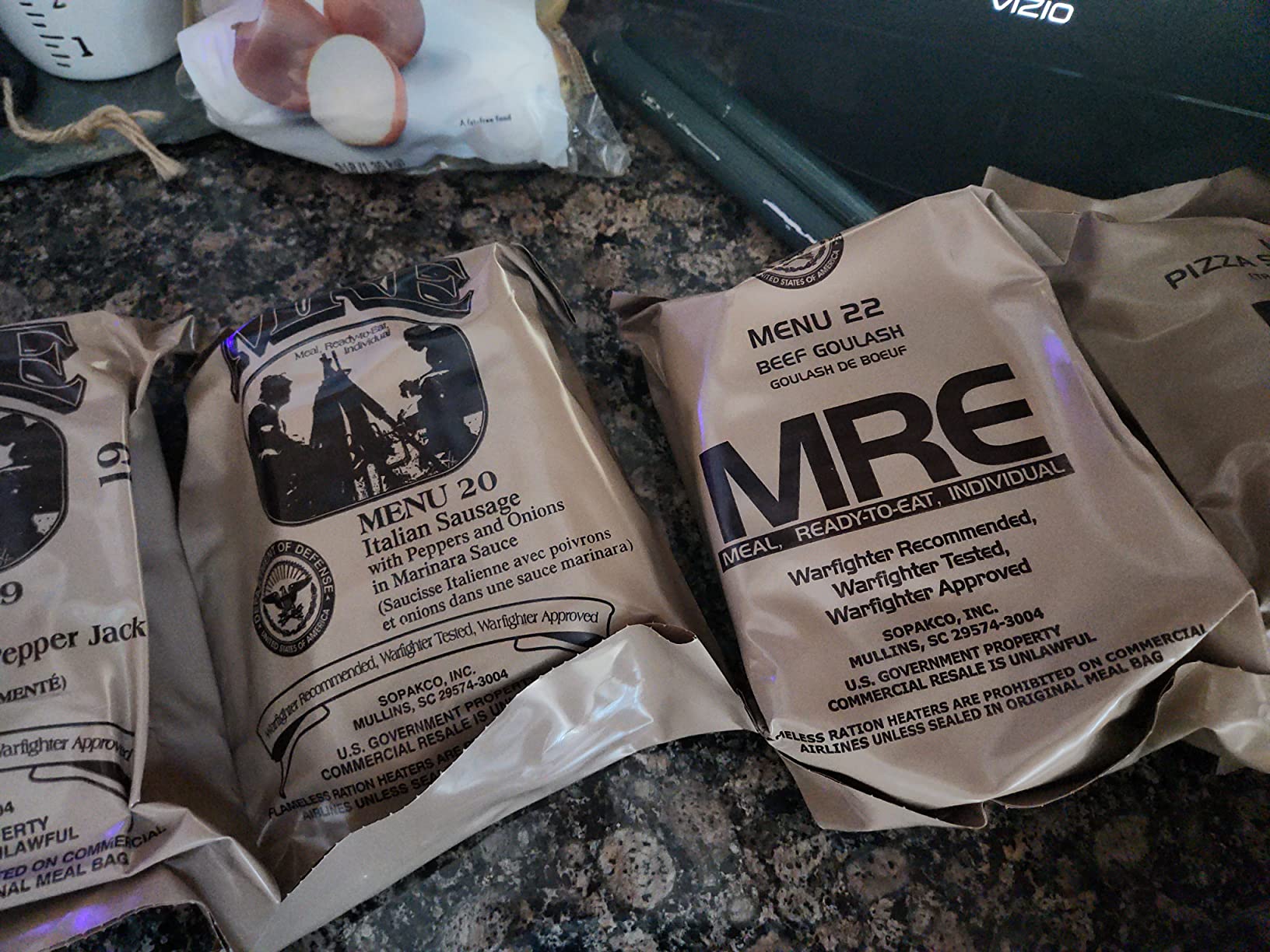 Ameriqual 24ct US Military Surplus MRE Meals Ready to Eat 2021 Inspect A+B Case Bundle Menus 1-24 customer photo 1