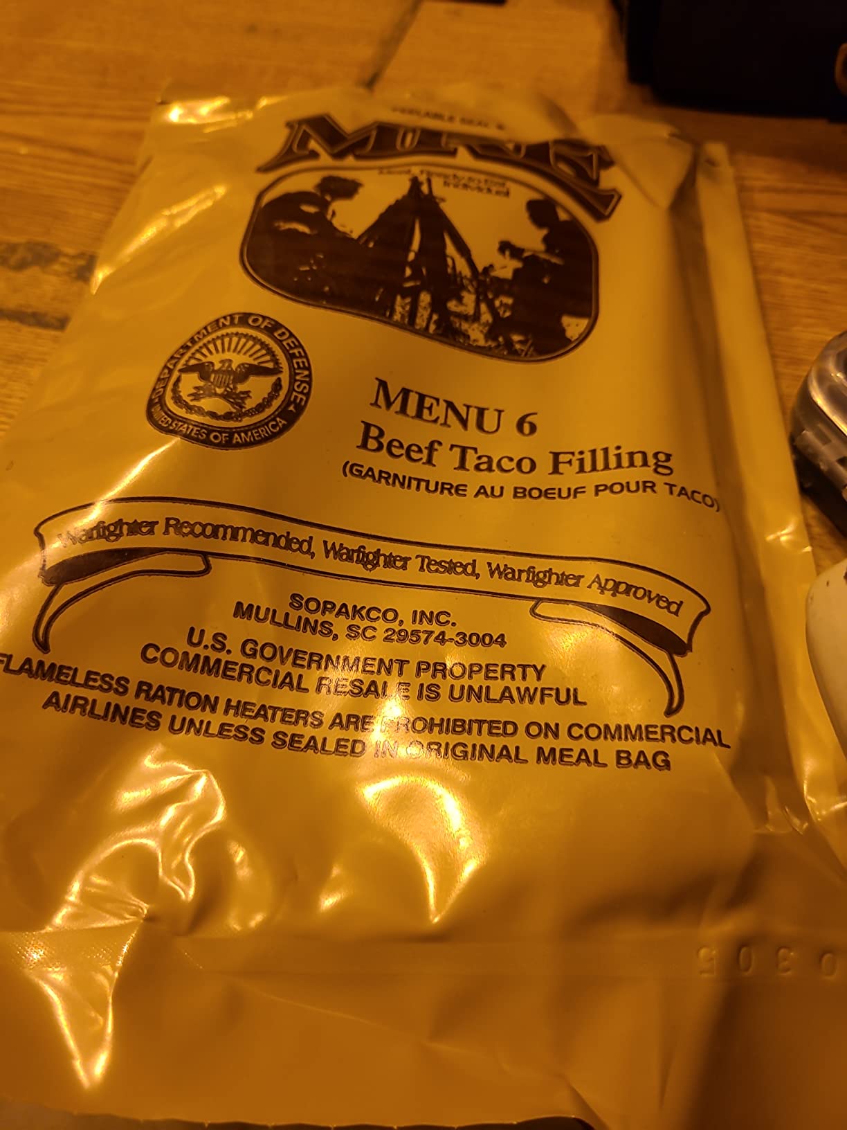 Ameriqual 24ct US Military Surplus MRE Meals Ready to Eat 2021 Inspect A+B Case Bundle Menus 1-24 customer photo 2
