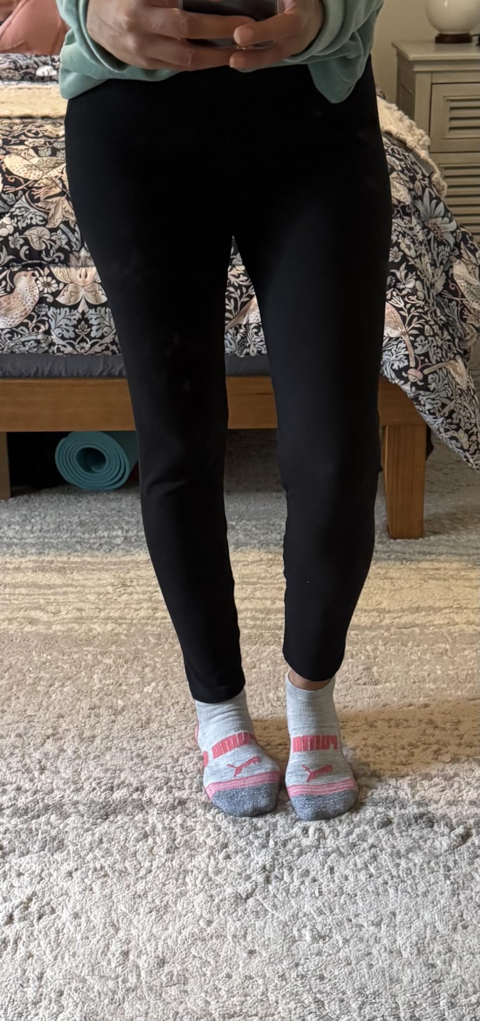 Fleece Lined Leggings Women - Winter Thermal Warm Thick Lining Pants customer photo 2
