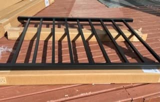CR Fence & Rail Metal Railing for Deck, Metal Guard Rail Kit with Balusters for Deck 36 inch, Wrought Iron Kit and Porch Ideal for Residential and Commercial Use, 4.5ft Wide customer photo 2