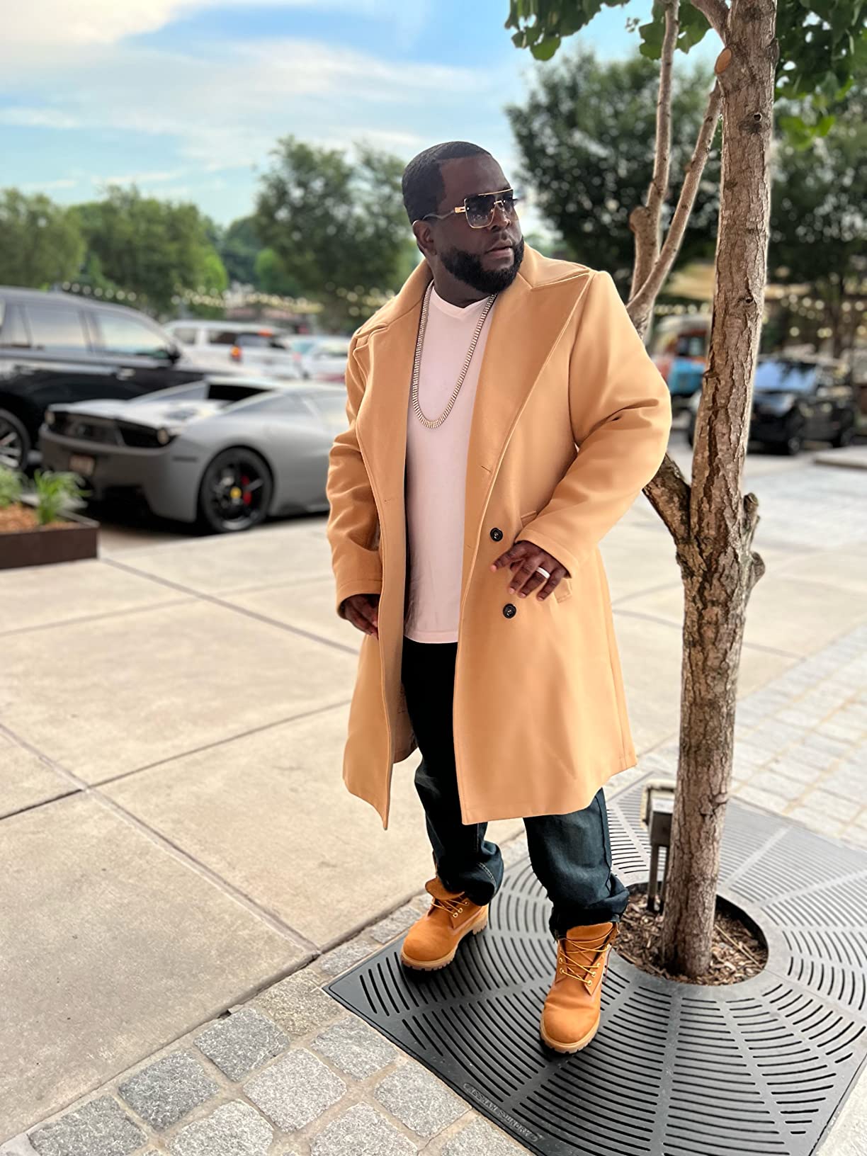 Makkrom Mens Double Breasted Trench Coat Business Casual Winter Overcoats customer photo 1
