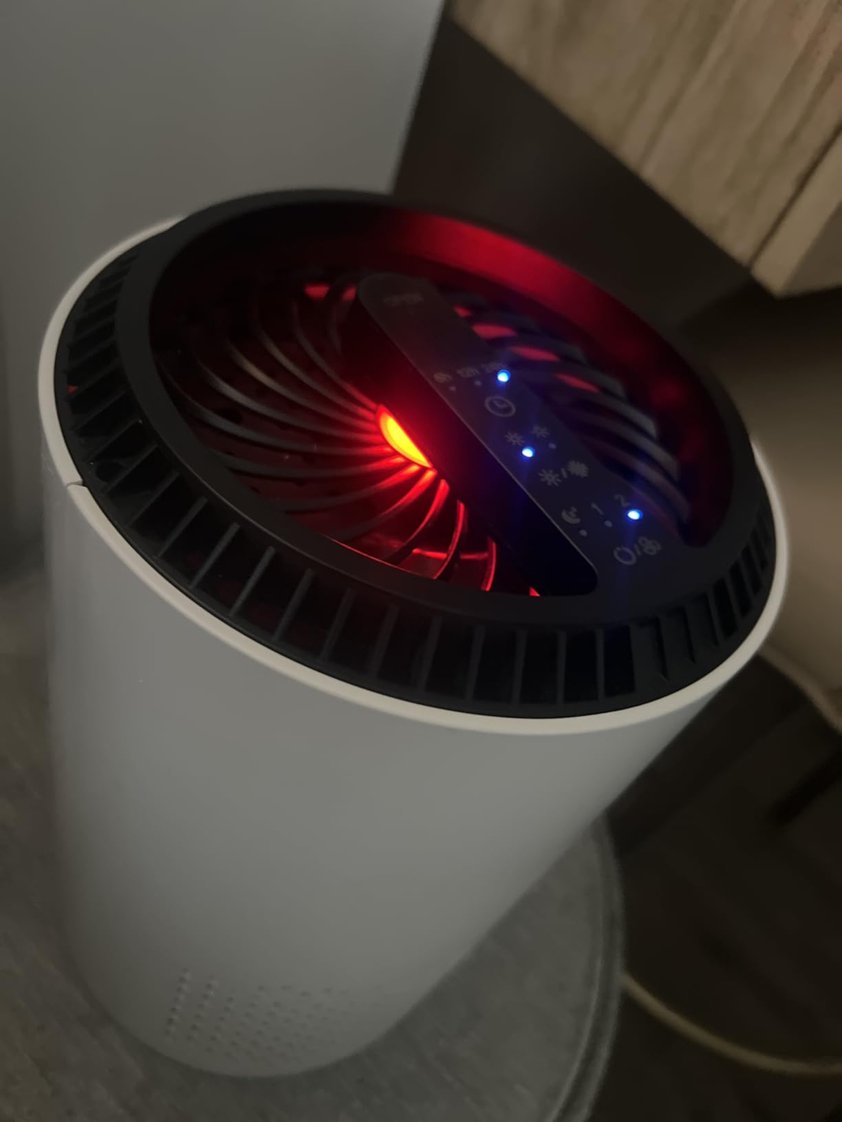 AROEVE Air Purifiers for Bedroom with Sleep Mode Speed Control-MK01A(White) customer photo 1