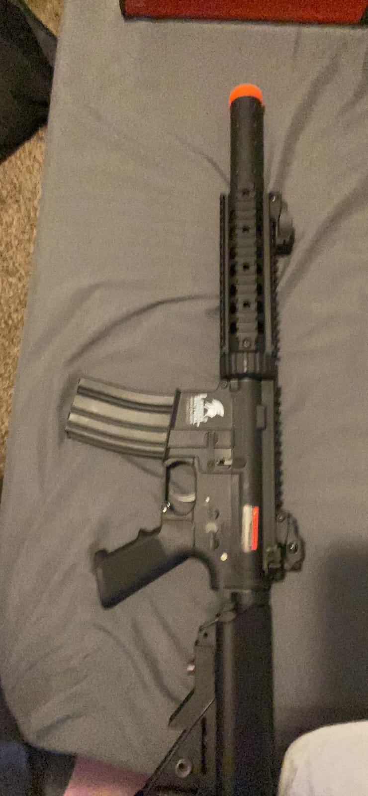 Lancer Tactical Gen 2 Durable Airsoft Gun SD M4 Polymer- Full/Semi-Auto Piactinny Rail AEG Rifle with 0.20g BBS, Charger and Battery customer photo 1