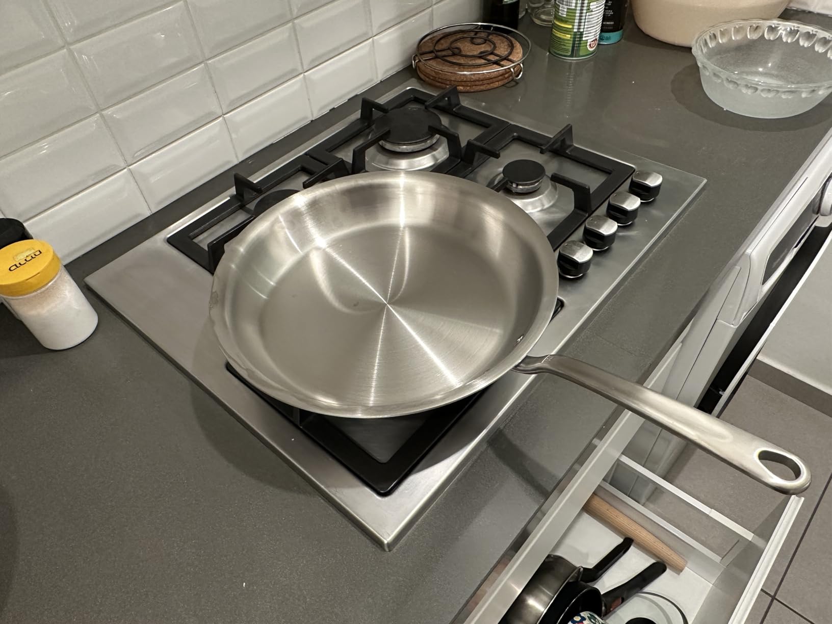 Made In Cookware - 8-Inch Stainless Steel Frying Pan - 5 Ply Stainless Clad - Professional Cookware - Crafted in Italy - Induction Compatible customer photo 2