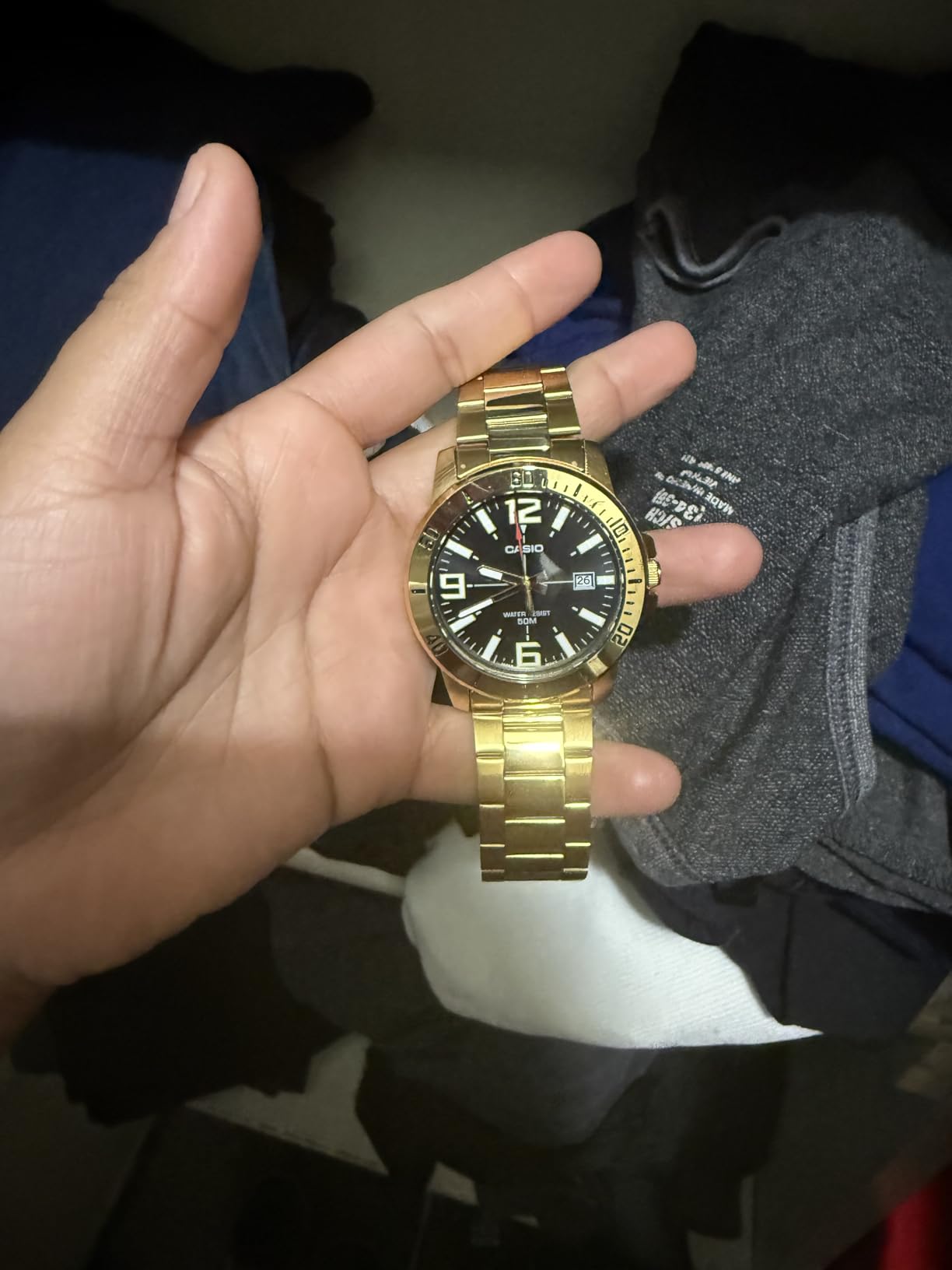 Casio Men's Diver Style Stainless Steel Watch customer photo 1