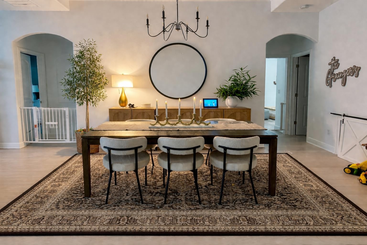 Miluolan Black Chandelier, 6-Light Farmhouse Chandelier for Dining Room customer photo 1