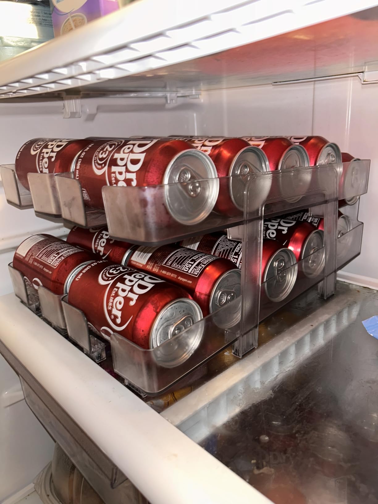 Simple Houseware Soda Can Organizer Dispenser Refrigerator/Pantry, Set of 2 customer photo 2